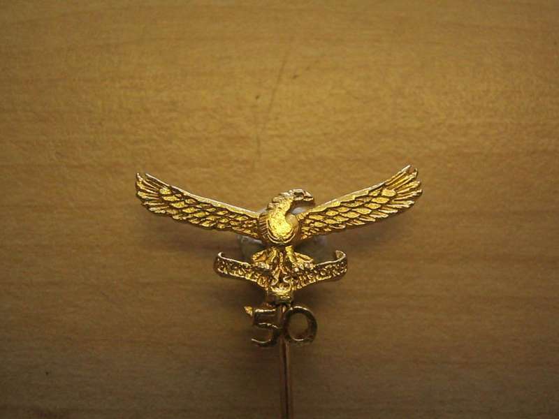 SAAF 50th anniversary pin badge.